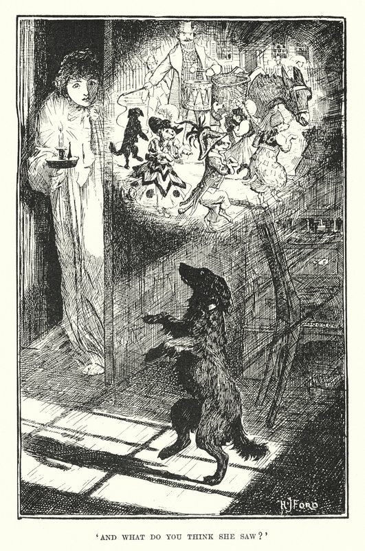 "És mit gondolsz, mit látott" (metszet) alkotó: Henry Justice Ford