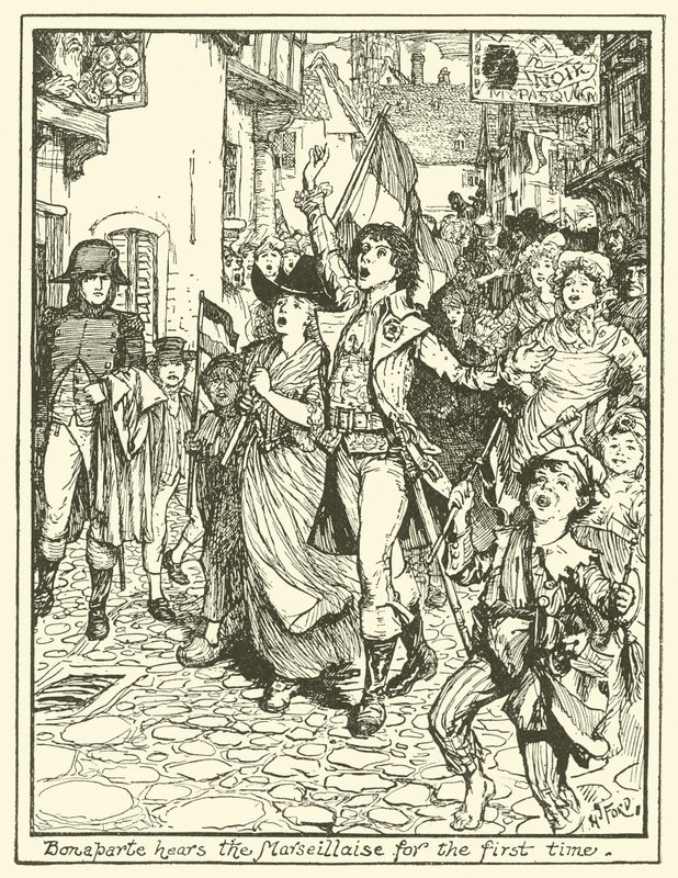 Bonaparte először hallja a Marseillaise-t alkotó: Henry Justice Ford