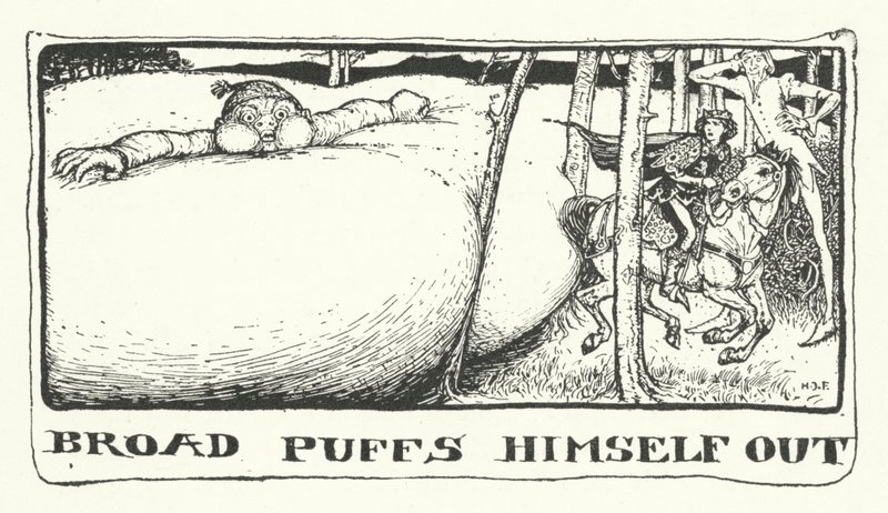 Széles kifújja magát (metszet) alkotó: Henry Justice Ford
