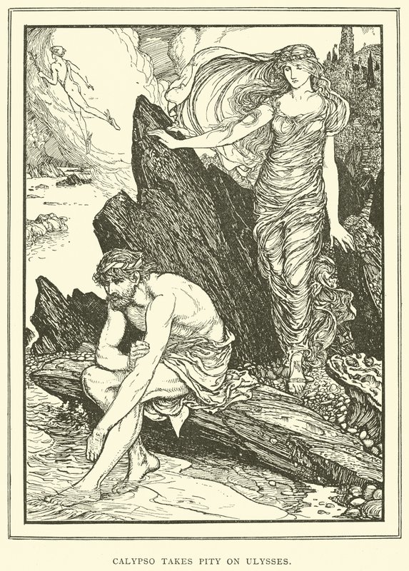 Calypso megszánja Ulysses-t alkotó: Henry Justice Ford
