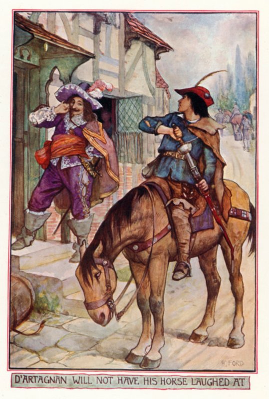 D "Artagnan nem fogja nevetni a lovát alkotó: Henry Justice Ford