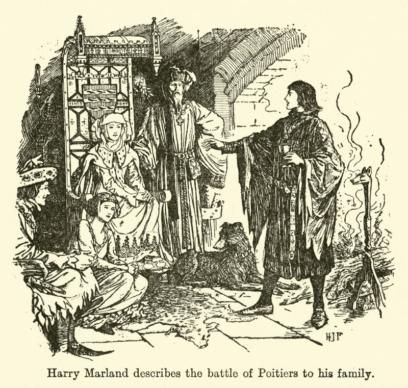 Harry Marland leírja családjának a poitiers-i csatát alkotó: Henry Justice Ford