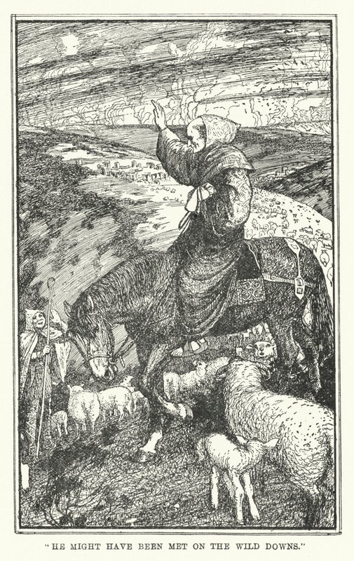 "Találkozhattak vele a vad hullámvölgyön" (litho) alkotó: Henry Justice Ford