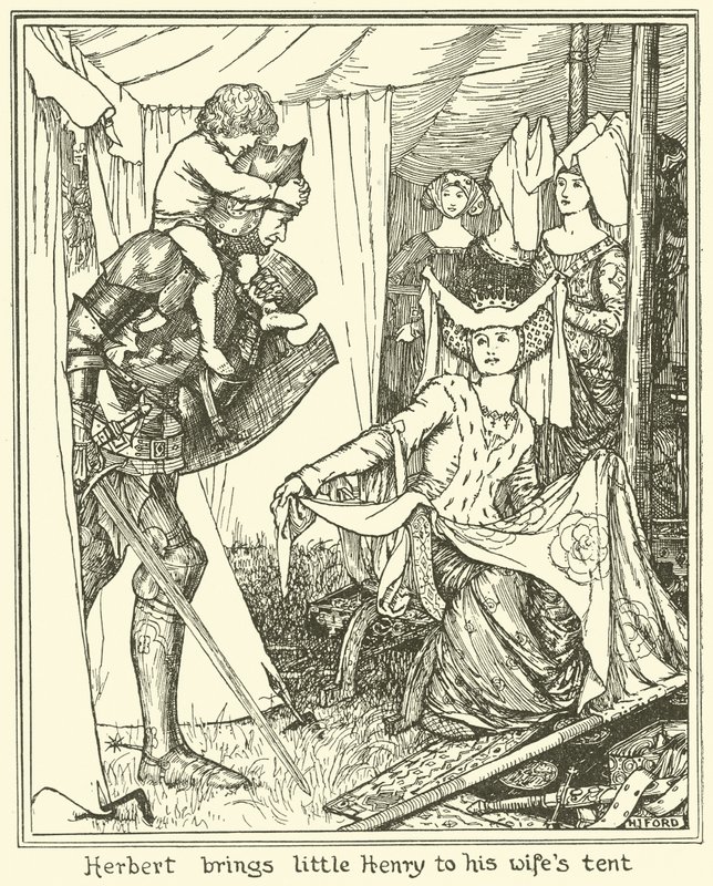 Herbert elviszi Little Henryt a felesége sátrába alkotó: Henry Justice Ford