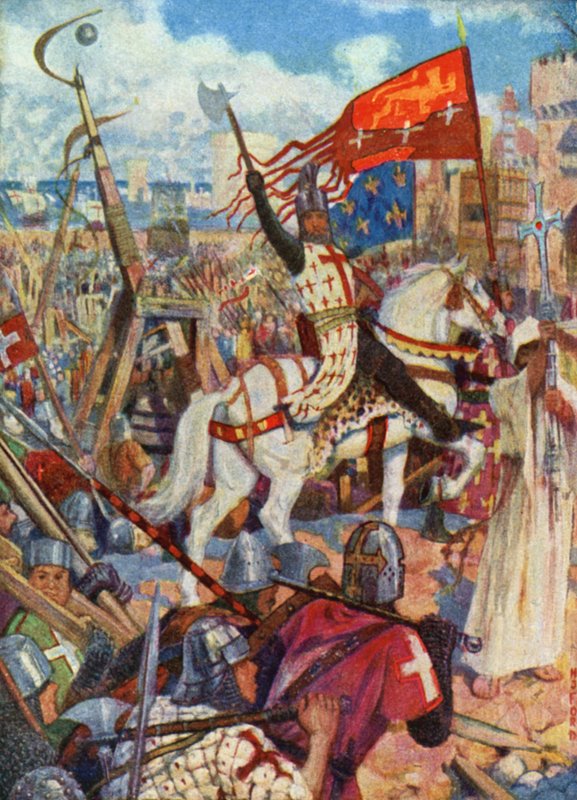 I. Richárd király a Szentföldön alkotó: Henry Justice Ford