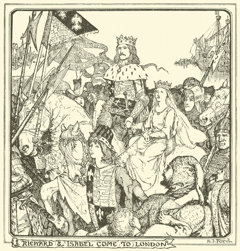 Richard és Isabel Londonba jön alkotó: Henry Justice Ford
