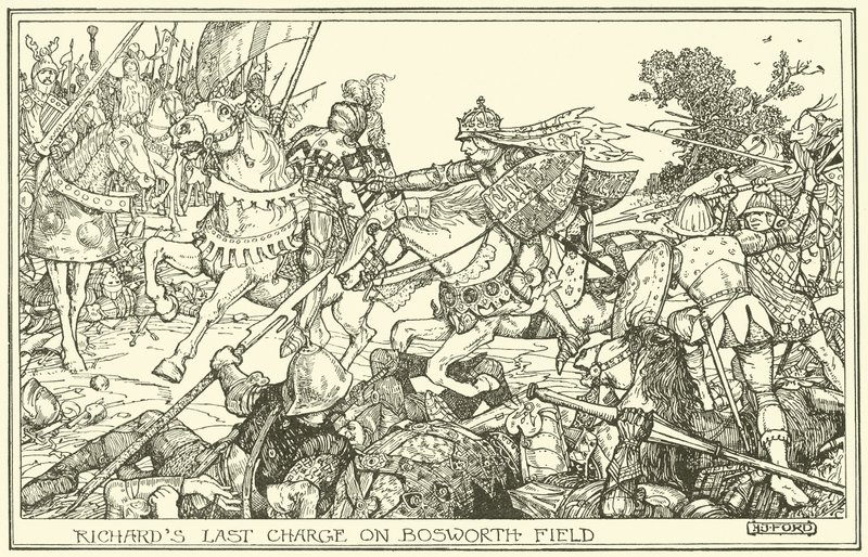 Richards utolsó vádja a Bosworth Fielden alkotó: Henry Justice Ford