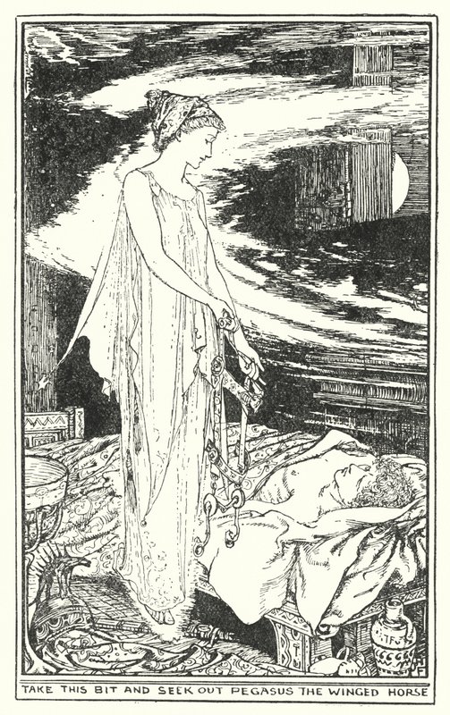 Fogd ezt a darabot, és keresd meg Pegazust, a szárnyas lovat (litho) alkotó: Henry Justice Ford