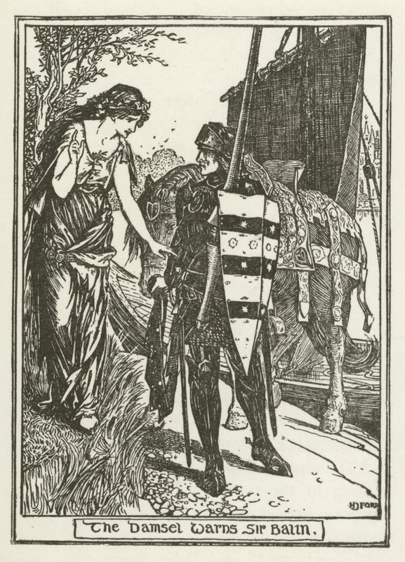 A lány figyelmezteti Sir Balint alkotó: Henry Justice Ford