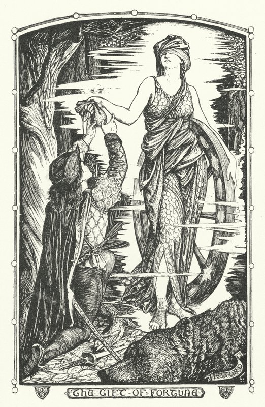 A szerencse ajándéka (metszet) alkotó: Henry Justice Ford