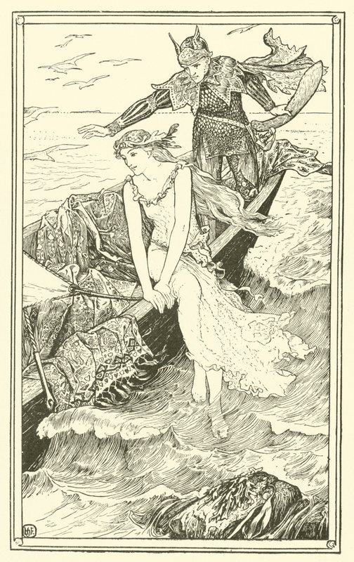 Az arany hableány (metszet) alkotó: Henry Justice Ford