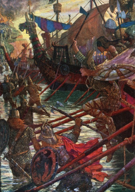 A dánok partraszállása alkotó: Henry Justice Ford