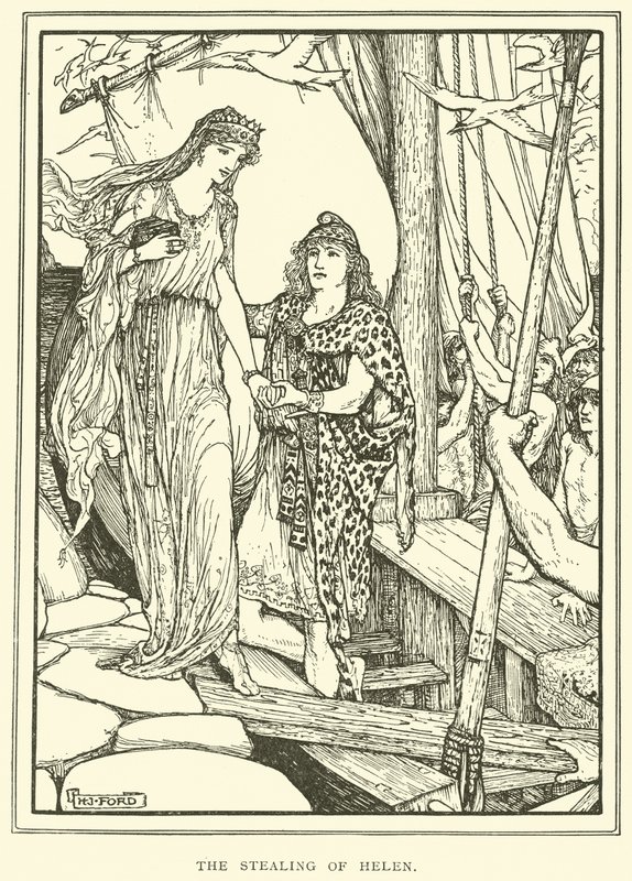 Helen ellopása alkotó: Henry Justice Ford