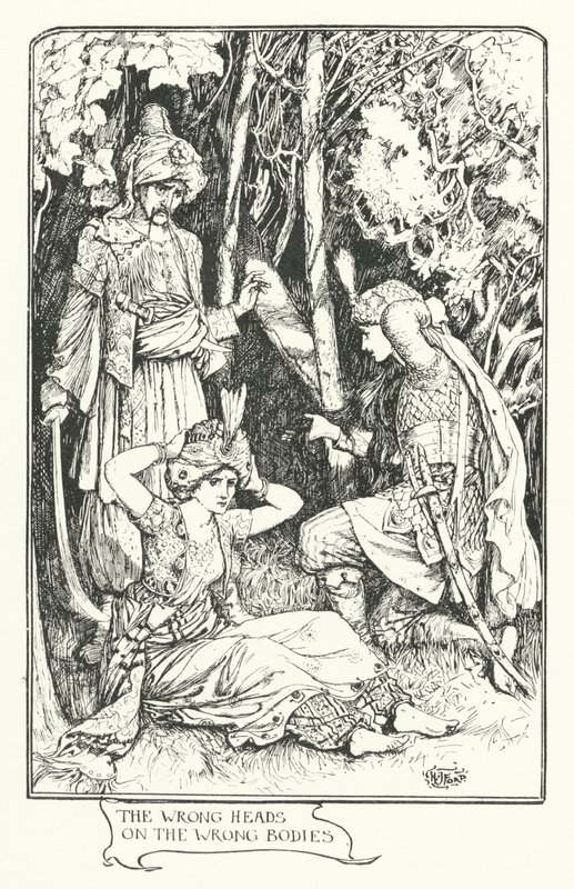 Rossz fejek a rossz testeken (metszet) alkotó: Henry Justice Ford