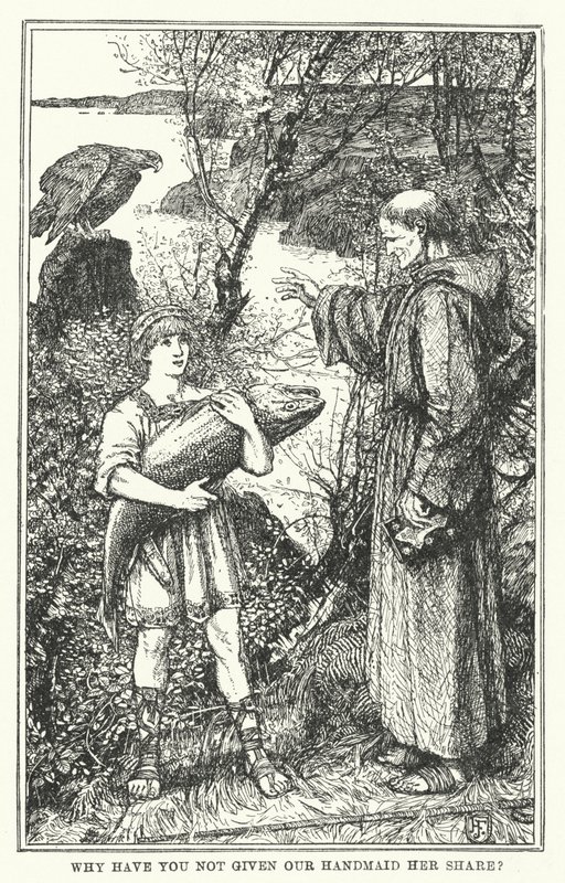 Miért nem adtad oda a szolgálólányunknak a részét? (litho) alkotó: Henry Justice Ford