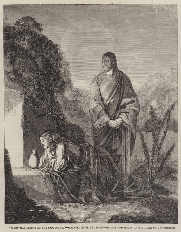 Mária Magdolna a sírnál alkotó: Henry Le Jeune