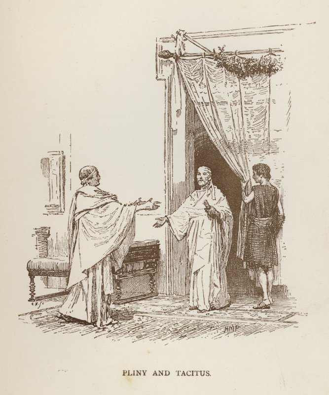 Plinius és Tacitus (litho) alkotó: Henry Marriott (after) Paget