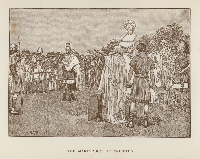 Anicetus vértanúsága alkotó: Henry Marriott (after) Paget