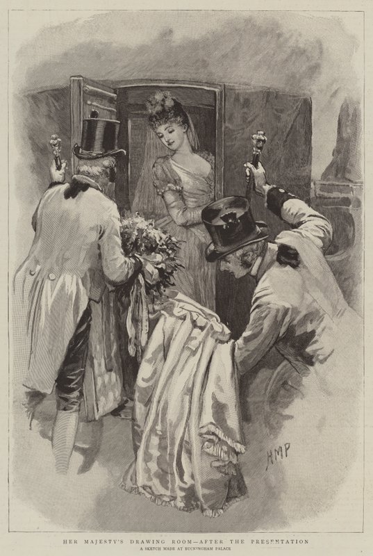 Őfelsége szalonja, a bemutató után alkotó: Henry Marriott Paget