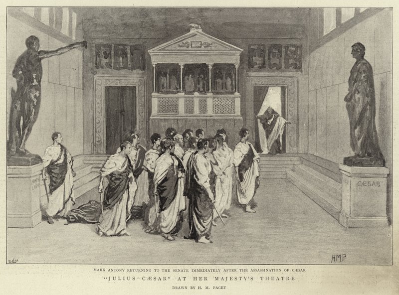 Julius Caesar a Őfelsége Színházban alkotó: Henry Marriott Paget