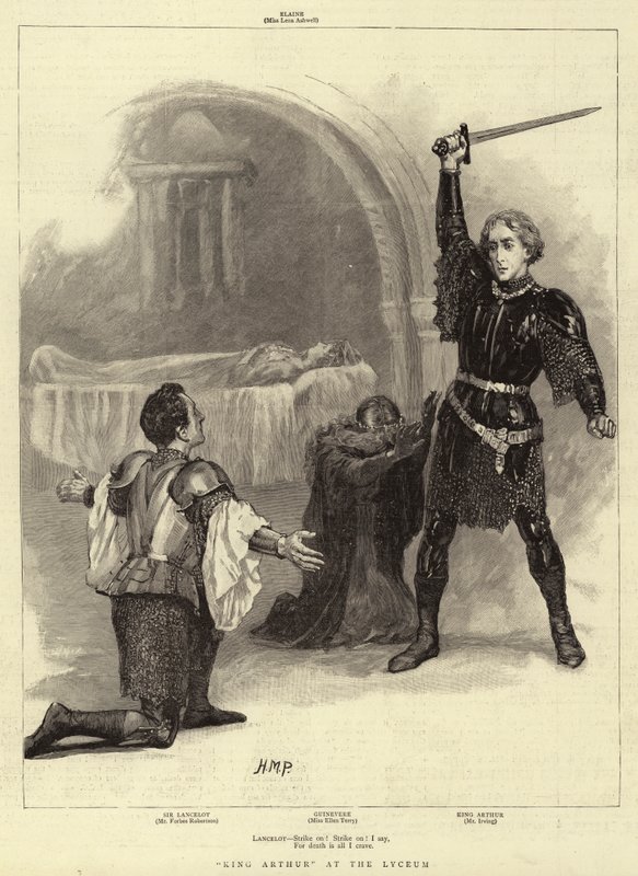 Arthur király a Líceumban alkotó: Henry Marriott Paget
