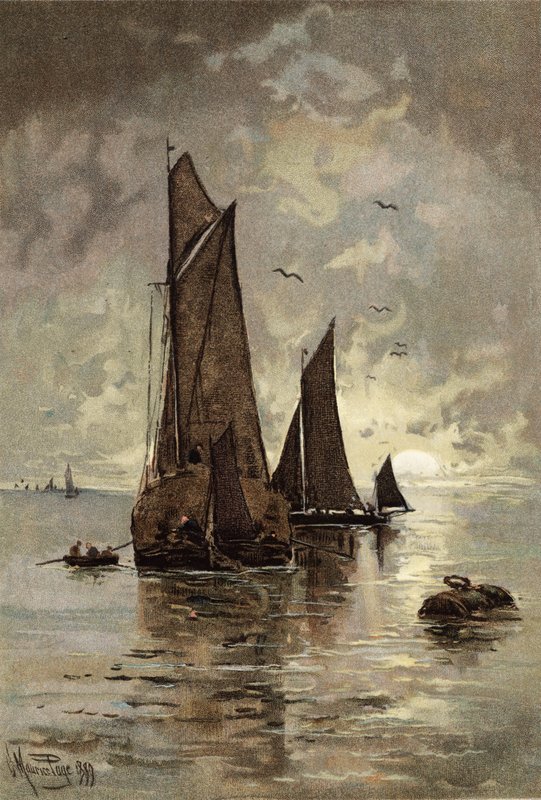 Holdkelte Gravesend mellett alkotó: Henry MauricePage
