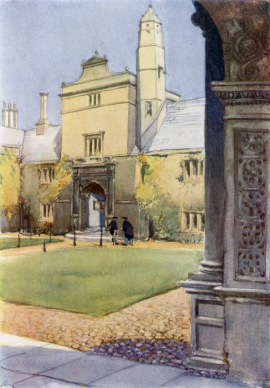 Az erény kapuja, Gonville és Caius College alkotó: Henry Morley