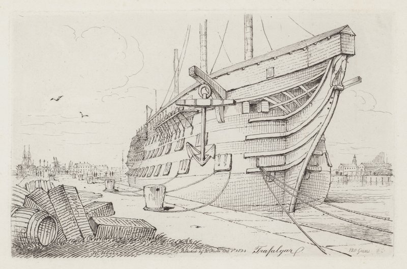 Trafalgar alkotó: Henry Moses