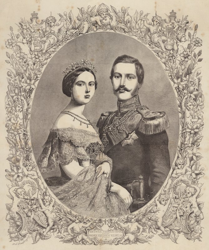 Viktória, angol királyi hercegnő, Friedrich Vilmos porosz herceg alkotó: Henry Noel Humphreys
