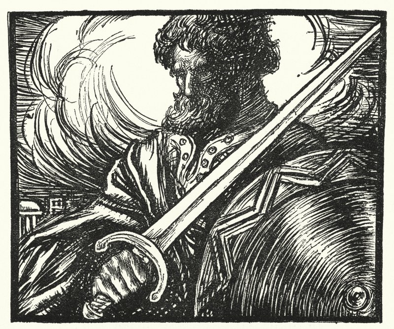 Matthew Arnold verse: Alaric Rómában (metszet) alkotó: Henry Ospovat