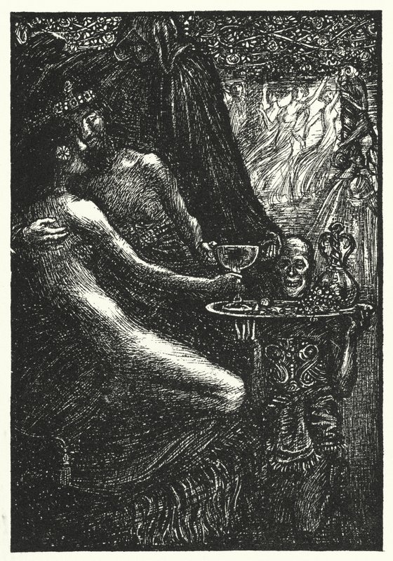 Matthew Arnold verse: Mycerinus (metszet) alkotó: Henry Ospovat