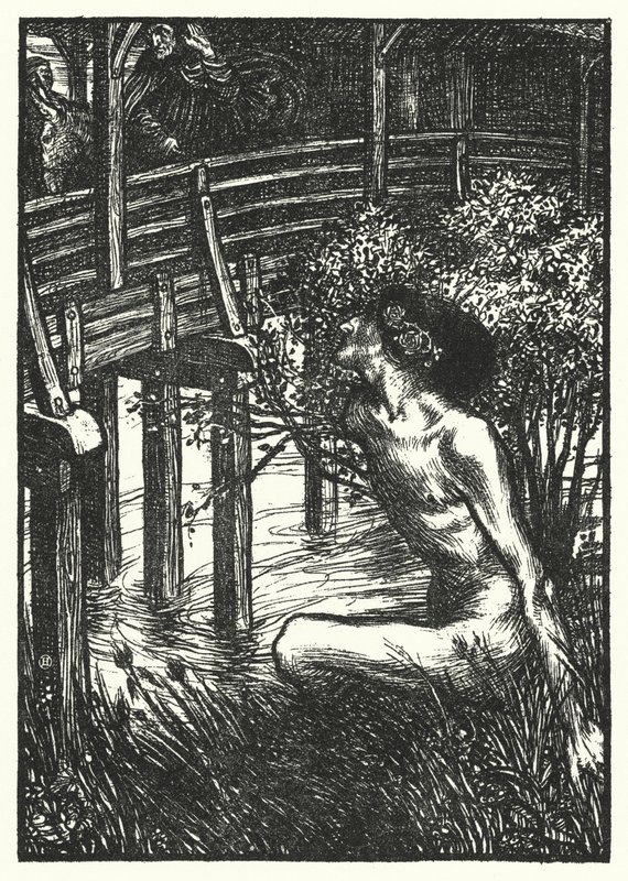 Matthew Arnold verse: The Neckan (metszet) alkotó: Henry Ospovat