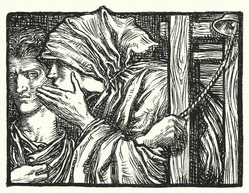 Matthew Arnold verse: A hang (metszet) alkotó: Henry Ospovat