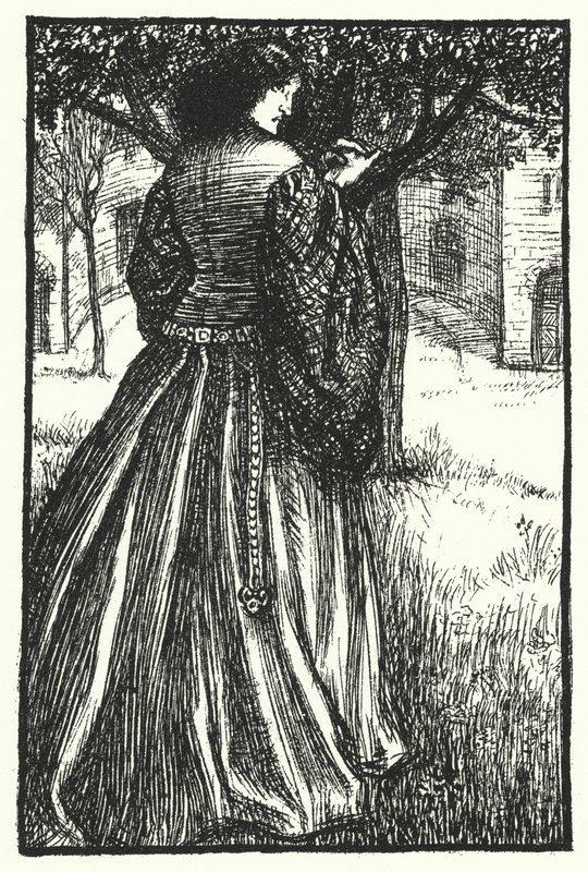 Matthew Arnold verse: Tristram és Iseult (metszet) alkotó: Henry Ospovat