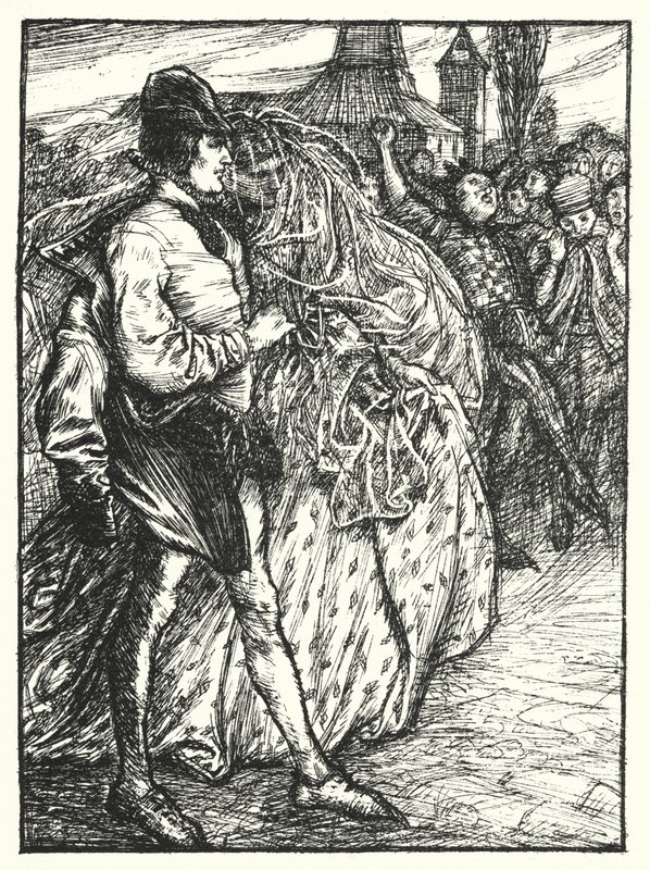 Shakespeare-dal: „A szűzhártya népe minden városban” (litho) alkotó: Henry Ospovat
