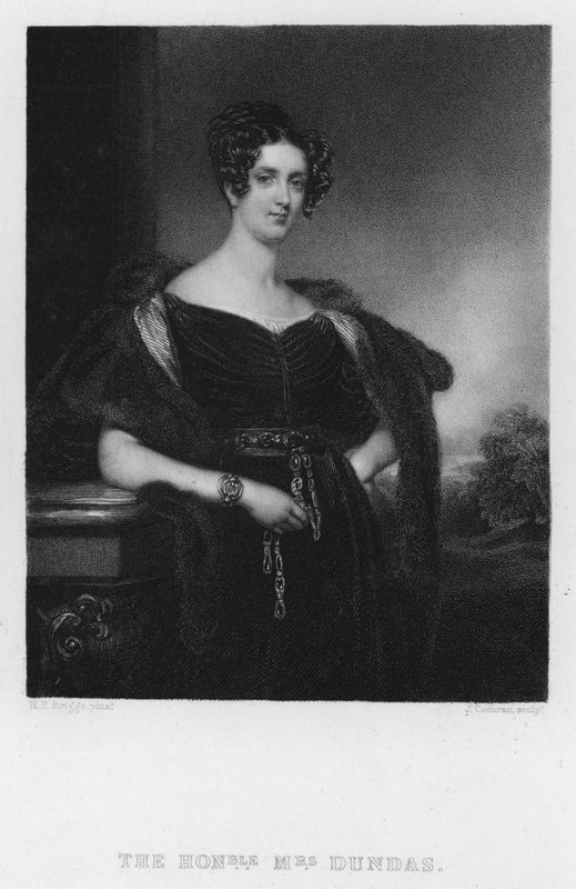 Mrs Dundas (metszet) alkotó: Henry Perronet (after) Briggs