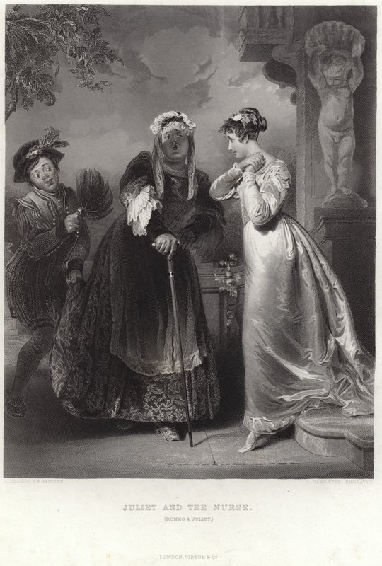 Júlia és a nővér alkotó: Henry Perronet Briggs