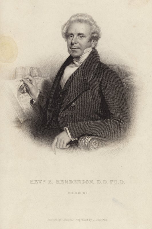Ebenezer Henderson tiszteletes alkotó: Henry Room