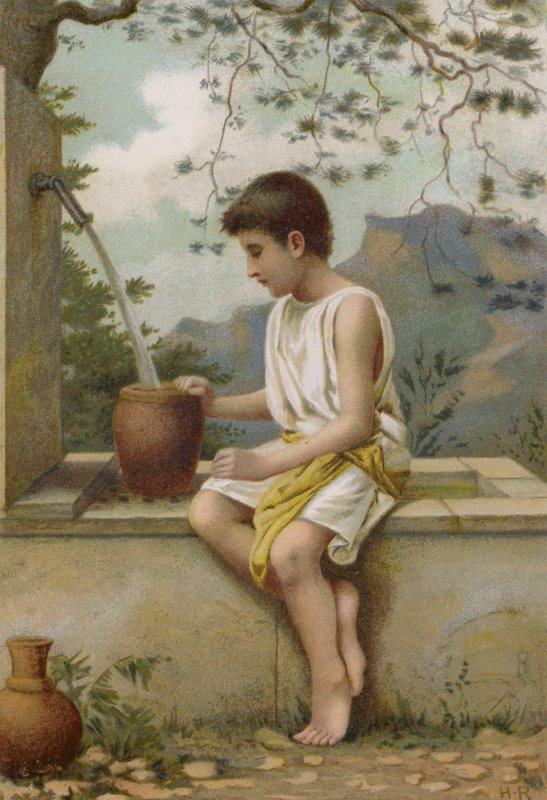 Benjamin (chromolitho) alkotó: Henry Ryland