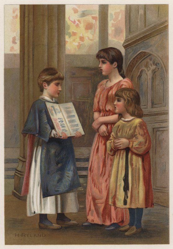 Evensong (színes litó) alkotó: Henry Ryland
