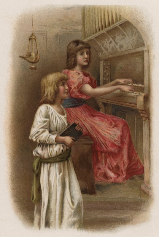 Reggeli himnusz (színes litó) alkotó: Henry Ryland