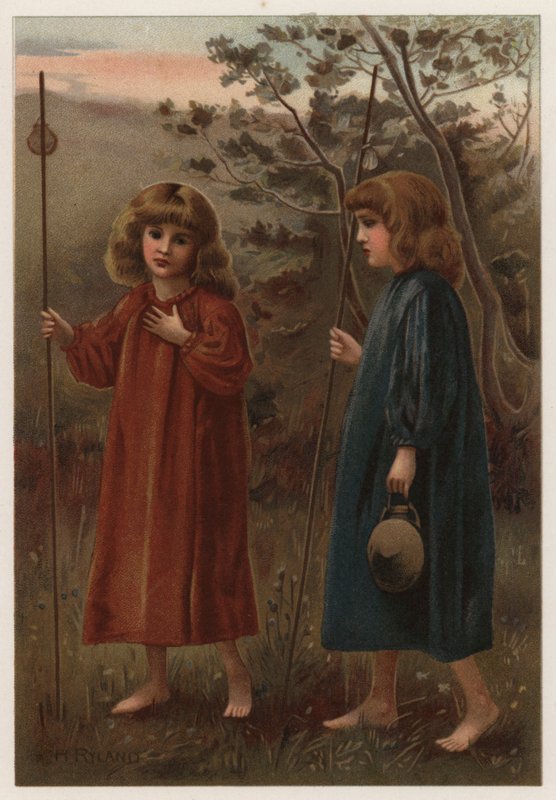 Az Aranypart (színes litó) alkotó: Henry Ryland