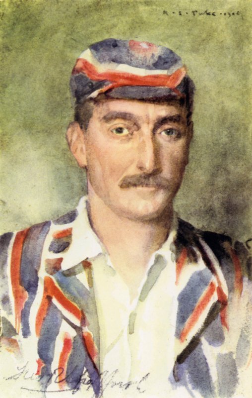 Frederick Robert "Fred" Spoforth, The Demon Bowler (színes litó) alkotó: Henry Scott Tuke