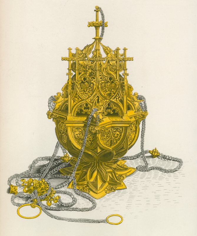 Egy füstölő, 1470 körül alkotó: Henry Shaw