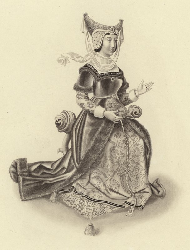 Constancia Lancaster hercegnője, John Of Gaunt felesége alkotó: Henry Shaw