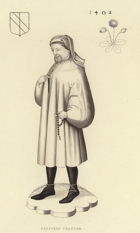 Geoffrey Chaucer alkotó: Henry Shaw