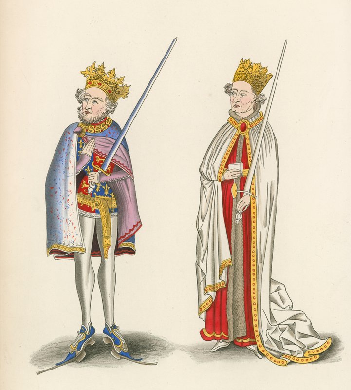 János király és I. Henrik király, 1440 körül alkotó: Henry Shaw