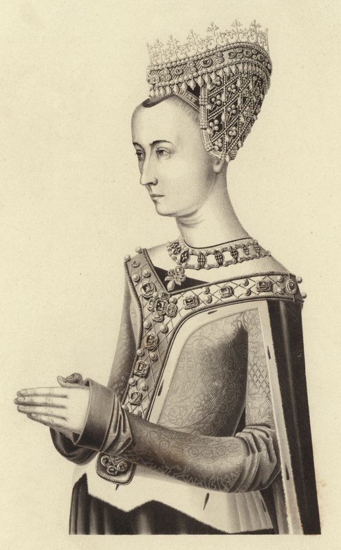 Margit, III. Jakab skót királynője, 1483 körül alkotó: Henry Shaw