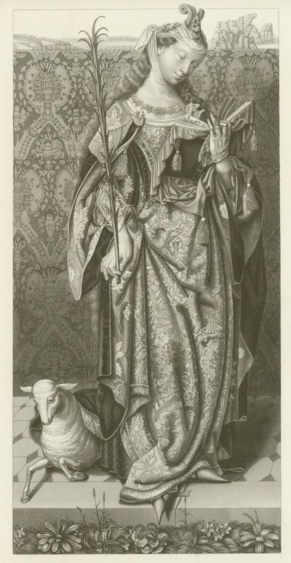 Szent Ágnes alkotó: Henry Shaw