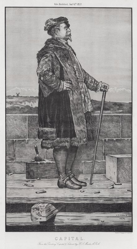 Nagybetű (metszet) alkotó: Henry Stacey (after) Marks